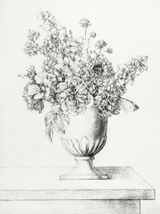 Flores num vaso de Jean Bernard