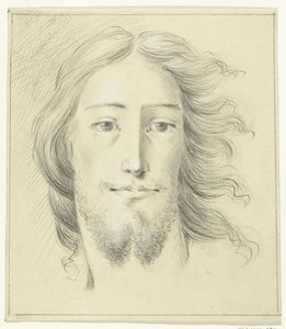 Cabeça de um homem (Cristo?) de Jean Bernard