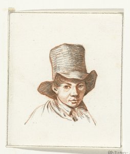 Cabeça de menino com cartola de Jean Bernard
