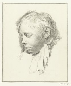 Cabeça de menino dormindo de Jean Bernard