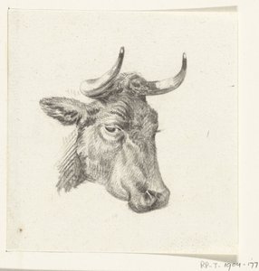 Cabeça de uma vaca de Jean Bernard