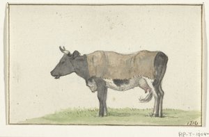 Vaca de pé com manta, virada para a esquerda de Jean Bernard