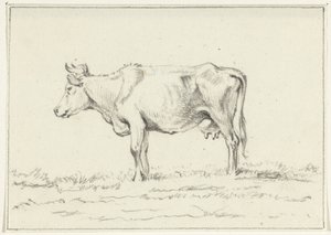 Vaca em pé, à esquerda de Jean Bernard