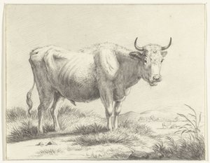 Vaca em pé, à direita de Jean Bernard