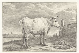 Touro de pé, à direita de Jean Bernard