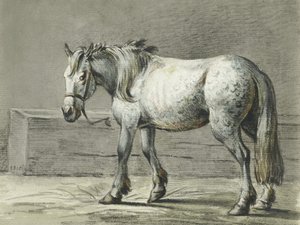 Cavalo em pé (1810–1816) Por Jean Bernard de Jean Bernard