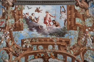Baco e Vénus e putti