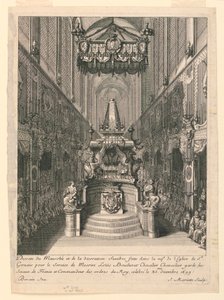 Catafalco de Louis Boucherat, Segundo Estado, St. Gervais, Paris de Jean Bérain, the Elder