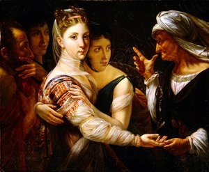 The Fortune Teller (óleo sobre tela)