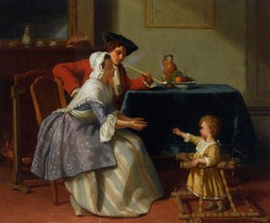 Os primeiros passos do bebé de Jean Carolus