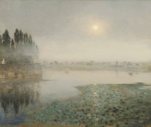 Névoa no rio, c.1889