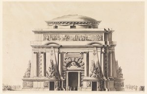 Elevação de um mausoléu para um soldado (Templo de Marte)