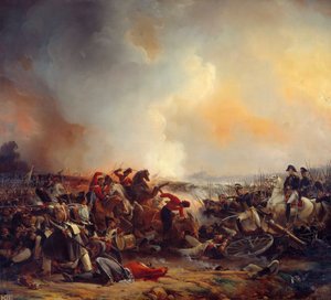 Batalha de Polotsk em 18/08/1812 Pintura de Jean Charles Langlois (1789-1870) 1838 Sol. 2,33x2,56 m