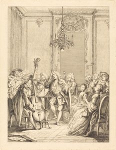 O concerto de Jean Claude Richard de Saint Non after Hubert François Gravelot