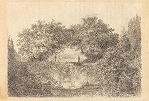 O Pequeno Parque de Jean Claude Richard de Saint Non after Jean Honoré Fragonard