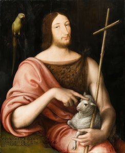 Retrato de Francisco I da França (1494-1547) como São João Batista. 1518