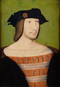 Retrato de Francisco I 1494-1547, rei da França, duque de Bretanha, conde de Provença, 1515