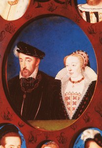 Retrato de Henrique II da França (Saint-Germain-en-Laye de Jean Clouet