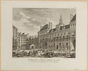 Ataque à comuna de Maison em Paris de Jean Duplessis Bertaux