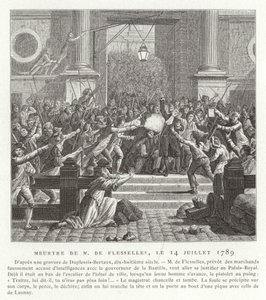 O assassinato de Jacques de Flesselles, Revolução Francesa, 14 de julho de 1789