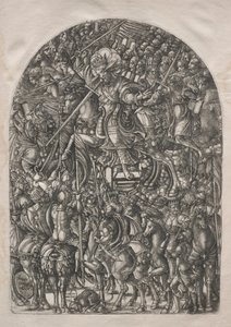 O Apocalipse: Cristo montado em um cavalo branco, 1546-1556.