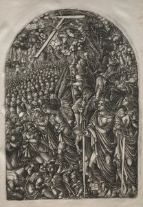 O Apocalipse: Quatro Anjos Retendo os Ventos, 1546-1556. de Jean Duvet