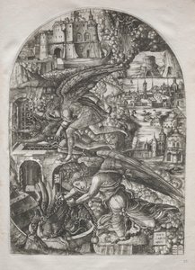 O Apocalipse: Satanás preso por mil anos de Jean Duvet