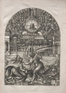 O Apocalipse: O Anjo Mostra São João a Fonte da Água Viva, 1546-1556. de Jean Duvet
