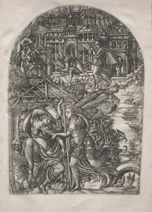 O Apocalipse: O Anjo Mostra São João, a Nova Jerusalém, 1546-1556. de Jean Duvet
