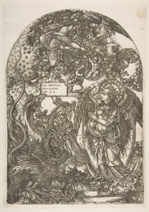 A Mulher Vestida de Sol, do Apocalipse. de Jean Duvet