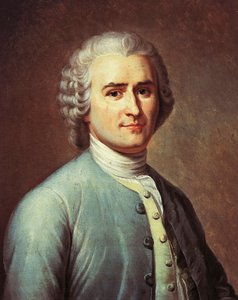 Retrato de Jean-Jacques Rousseau (pintura) de Jean Edouard Lacretelle