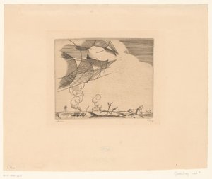 Paisagem com plumas de fumo
L