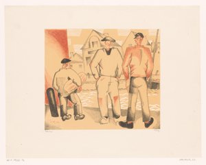Drie vissers aan de kade
Os pescadores e o musgo
