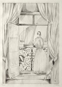 A varanda sobre o mar de Jean Emile Laboureur