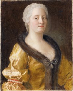 Retrato da imperatriz Maria Teresa da Áustria de Jean Étienne Liotard