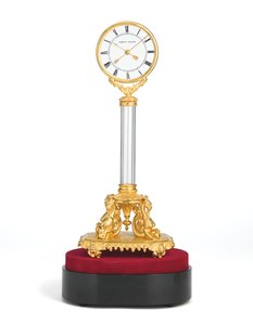 O impressionante relógio misterioso de Napoleão III, c.1850 (ormolu e vidro) de Jean Eugene Robert