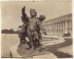 Versailles, esquina do parque de Jean Eugène Auguste Atget