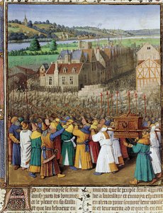 Queda de Jericó, c.1465-70 de Jean Fouquet
