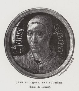 Auto-retrato do pintor francês do século XV Jean Foucquet de Jean Fouquet
