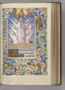 O Livro das Horas da Assunção da Virgem, 1450-1499 de Jean Fouquet