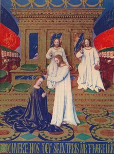 A coroação das virgens, c1455, 1939 de Jean Fouquet