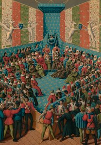 Veredicto de João II de Alençon, século XV de Jean Fouquet