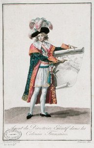 Agente Colonial Francês durante o período do Directoire de Jean Francois (after) Garneray