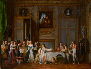 Molière Homenageado por Luís XIV, 1824.