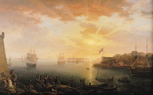 Vista do Porto de Brest, 1796