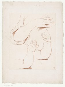 Três braços em posições diferentes
Composições com partes do corpo humano (título da série) de Jean Francois Janinet