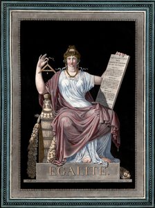 Igualdade - gravura de Jean Francois (Jean-Francois) Janinet (1752-1814) - Allegorie de l
