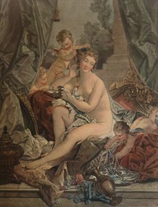 O banheiro de Vênus, banho de Vênus, 1783, 1913 de Jean Francois Janinet