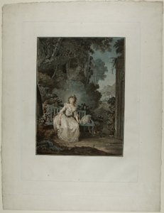 Madame Dugazon na Ópera “Nina, ou La folle par amour” (Nina, ou A Mulher Enlouquecida de Amor) de Jean Francois Janinet