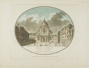 Vista da Sorbonne de Jean Francois Janinet
